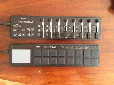 Лот: 7622304. Фото: 1. Korg nanokontrol 2 + Korg nanopad... MIDI-оборудование