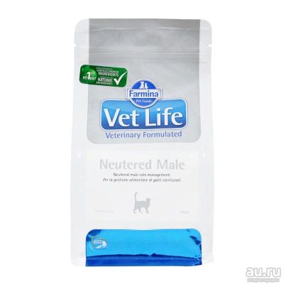 Лот: 10399058. Фото: 1. Корм Farmina Vet Life Для Кастрированных... Корма