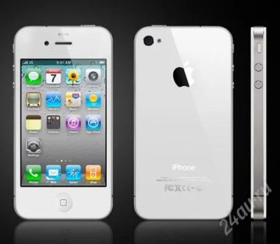 Лот: 2221246. Фото: 1. iPhone 4s, 64Gb, белый, торги... Смартфоны