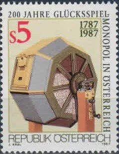 Лот: 16386934. Фото: 1. 1987. Австрия. 200 лет монополии... Марки