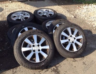 Лот: 5936164. Фото: 1. Литые диски R14 4x100 из Японии... Диски