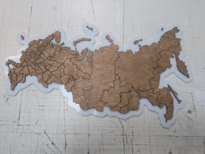 Лот: 25897626. Фото: 1. Карта России (Читаем описание... Произведения