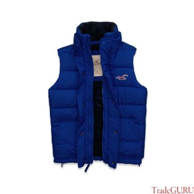 Лот: 4537074. Фото: 1. Жилет синий р-р, XL. Верхняя одежда