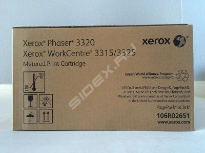 Лот: 10600527. Фото: 1. Картридж Xerox 106R02651 для WorkCentre... Картриджи, расходные материалы
