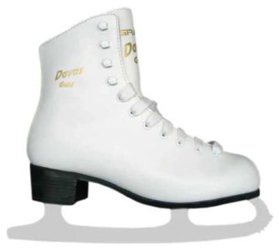 Лот: 4397408. Фото: 1. Фигурные коньки GRAF Davos Gold... Коньки