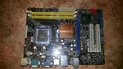 Лот: 6170539. Фото: 1. Материнская плата Asus P5KPL-AM... Материнские платы