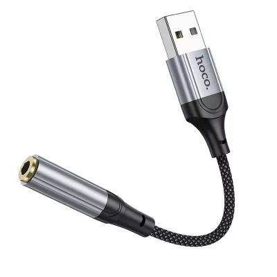 Лот: 23595634. Фото: 1. Переходник USB - AUX 3.5 Hoco... Другое (аудиотехника)