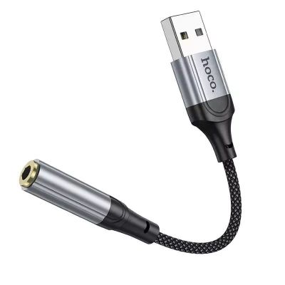 Лот: 23595632. Фото: 1. Переходник USB - AUX 3.5 Hoco... Другое (аудиотехника)