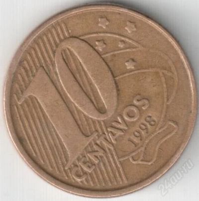 Лот: 1265958. Фото: 1. 10 centavos 1998. Америка