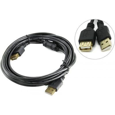 Лот: 20036078. Фото: 1. Кабель удлинительный USB2.0 AA... Шлейфы, кабели, переходники