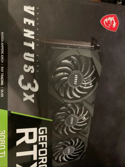 Лот: 20747946. Фото: 1. Видеокарта Msi rtx 3080 ti ventus... Видеокарты