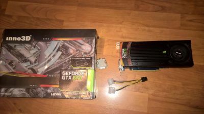 Лот: 8500643. Фото: 1. Видеокарта Geforce gtx670. Видеокарты
