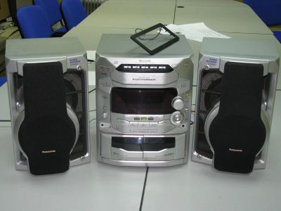Лот: 3469098. Фото: 1. Музыкальный центр Panasonic SA-AK28. Музыкальные центры, магнитолы