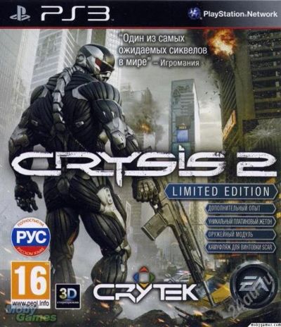 Лот: 2013160. Фото: 1. Crysis 2 Limited Edition PlayStation3... Игры для консолей