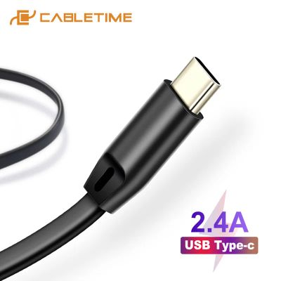 Лот: 16455524. Фото: 1. Cabletime USB 2.0 Type-C 2.4A... Дата-кабели, переходники