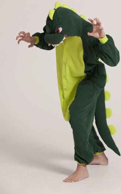 Лот: 12776288. Фото: 1. Кигуруми "Дракон / Крокодил... Взрослые карнавальные костюмы