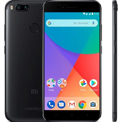 Лот: 10427809. Фото: 1. Xiaomi MI A1 64Gb Черный! В наличии... Смартфоны