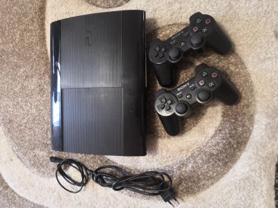 Лот: 16249166. Фото: 1. Sony PS3 Super Slim 500 gb, 2... Игровые приставки, консоли