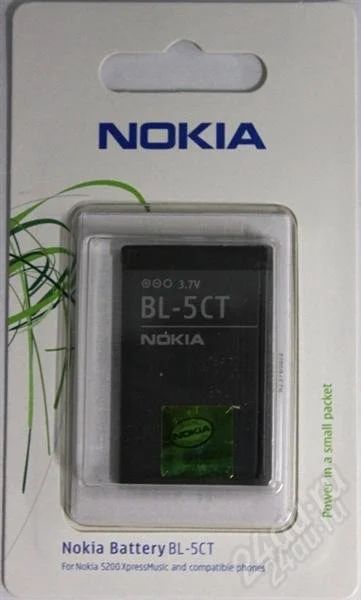 Лот: 2427564. Фото: 1. Акб BL-5CT Orig 100% Nokia 5220... Аккумуляторы