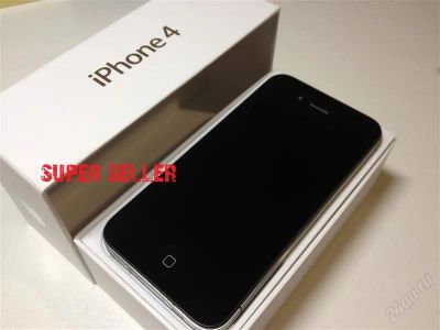 Лот: 1224172. Фото: 1. Apple iPhone 4 32gb Black (Черный... Смартфоны