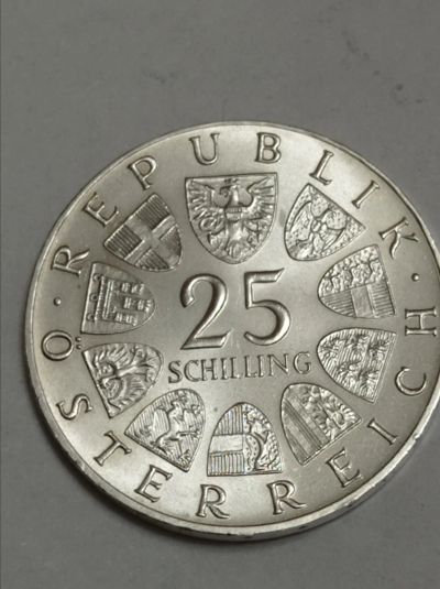 Лот: 21346876. Фото: 1. 25 шиллингов 1973 г. Австрия... Германия и Австрия