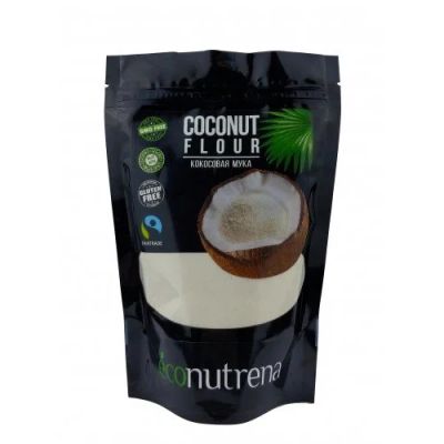 Лот: 16138604. Фото: 1. Органическая кокосовая мука, Econutrena... Крупы, сыпучие продукты
