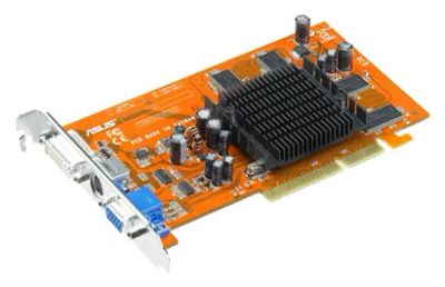 Лот: 4798683. Фото: 1. Видеокарта ASUS Radeon 9550 250Mhz... Видеокарты