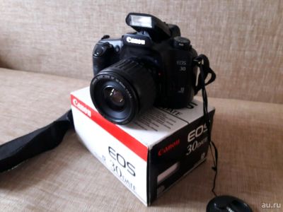 Лот: 10428449. Фото: 1. Canon 30 пленочный + объектив... Плёночные зеркальные
