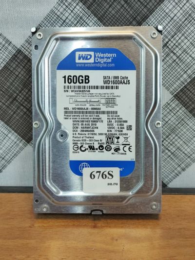Лот: 19627661. Фото: 1. Жесткий диск SATA-II 3,5 Western... Жёсткие диски (HDD)