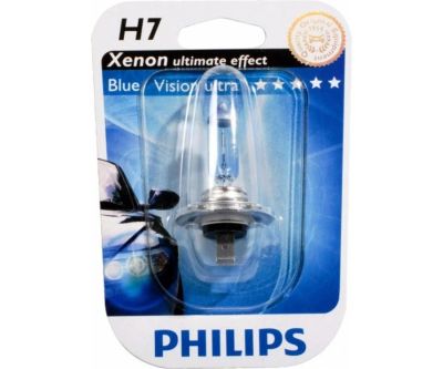 Лот: 14971496. Фото: 1. Галоген Philips H7 12v-55w Blue... Оптика и освещение