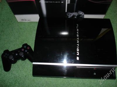 Лот: 418366. Фото: 1. playstation 3 40 gb + dualshock... Игровые приставки, консоли