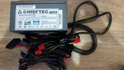 Лот: 7338918. Фото: 1. Блок питания 750Вт Chieftec APS-750C. Корпуса, блоки питания