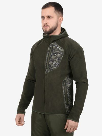 Лот: 25544122. Фото: 1. Толстовка флисовая с капюшоном... Легкие куртки, толстовки