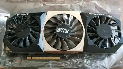 Лот: 14020455. Фото: 1. Видеокарта Palit GeForce GTX 680... Видеокарты