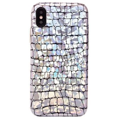 Лот: 12833543. Фото: 1. Чехол iPhone X/ XS SC091 Серебро... Чехлы, бамперы