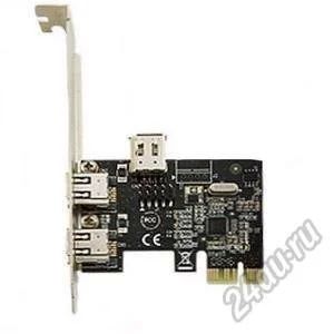 Лот: 5542297. Фото: 1. Контроллер PCI-EFireWire 2-ext1-int... Платы расширения, контроллеры, доп. порты
