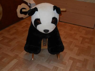Лот: 3743573. Фото: 1. игрушка качалка детская панда. Ходунки, прыгунки, качели