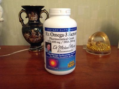 Лот: 3964485. Фото: 1. Natural Factors, RxOmega-3 Factors... Спортивное питание, витамины