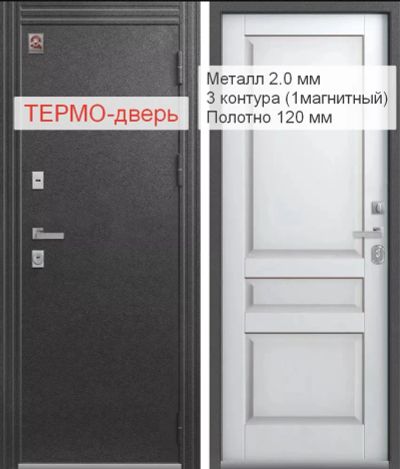 Лот: 23512098. Фото: 1. ТЕРМО-дверь Центурион Т-2 Антрацит... Двери входные