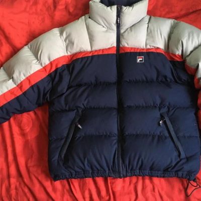 Лот: 16791606. Фото: 1. винтажный пуховик fila. Верхняя одежда