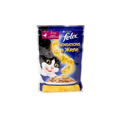Лот: 10399003. Фото: 1. Корм Felix Sensations Аппетитные... Корма