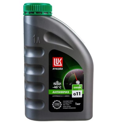 Лот: 21095064. Фото: 1. Антифриз Лукойл зеленый G11 Green... Масла, жидкости