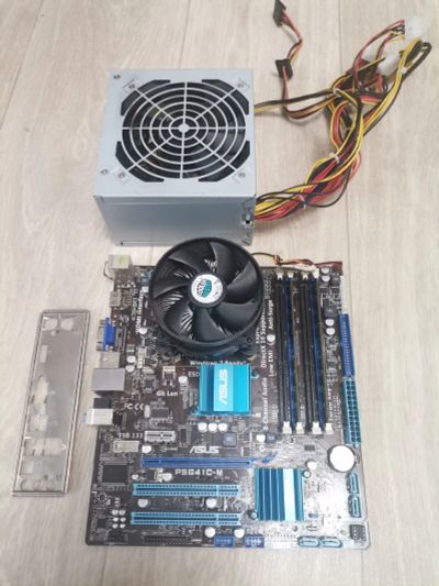 Лот: 25722398. Фото: 1. P5G41-M, Q8300 4x2500mhz, DDR2... Комплекты запчастей