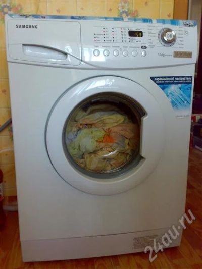 Лот: 419200. Фото: 1. стиральная машинка Samsung. Стиральные машины