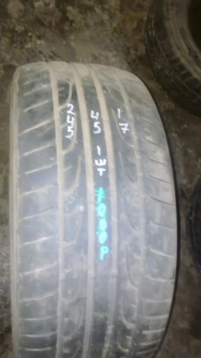 Лот: 9378432. Фото: 1. 245/45/17 1шт Dunlop. Шины