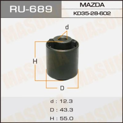 Лот: 18593123. Фото: 1. Сайлентблок masuma cx-5 rear low... Ходовая, подвеска, рулевое управление
