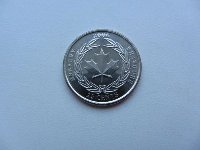 Лот: 4782514. Фото: 1. Канада 25 центов 2006 Медаль храбрости... Америка