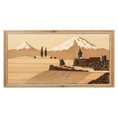 Лот: 22371332. Фото: 1. Нарды Zeynalyan Церковь у Арарата... Шахматы, шашки, нарды