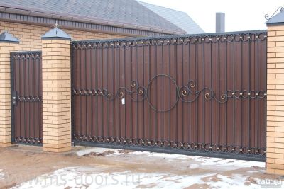 Лот: 9974556. Фото: 1. Откатные ворота. Ворота, заборы, шлагбаумы