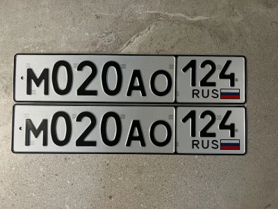 Лот: 22141627. Фото: 1. Продам гос.номер М 020 АО 124. Госномера